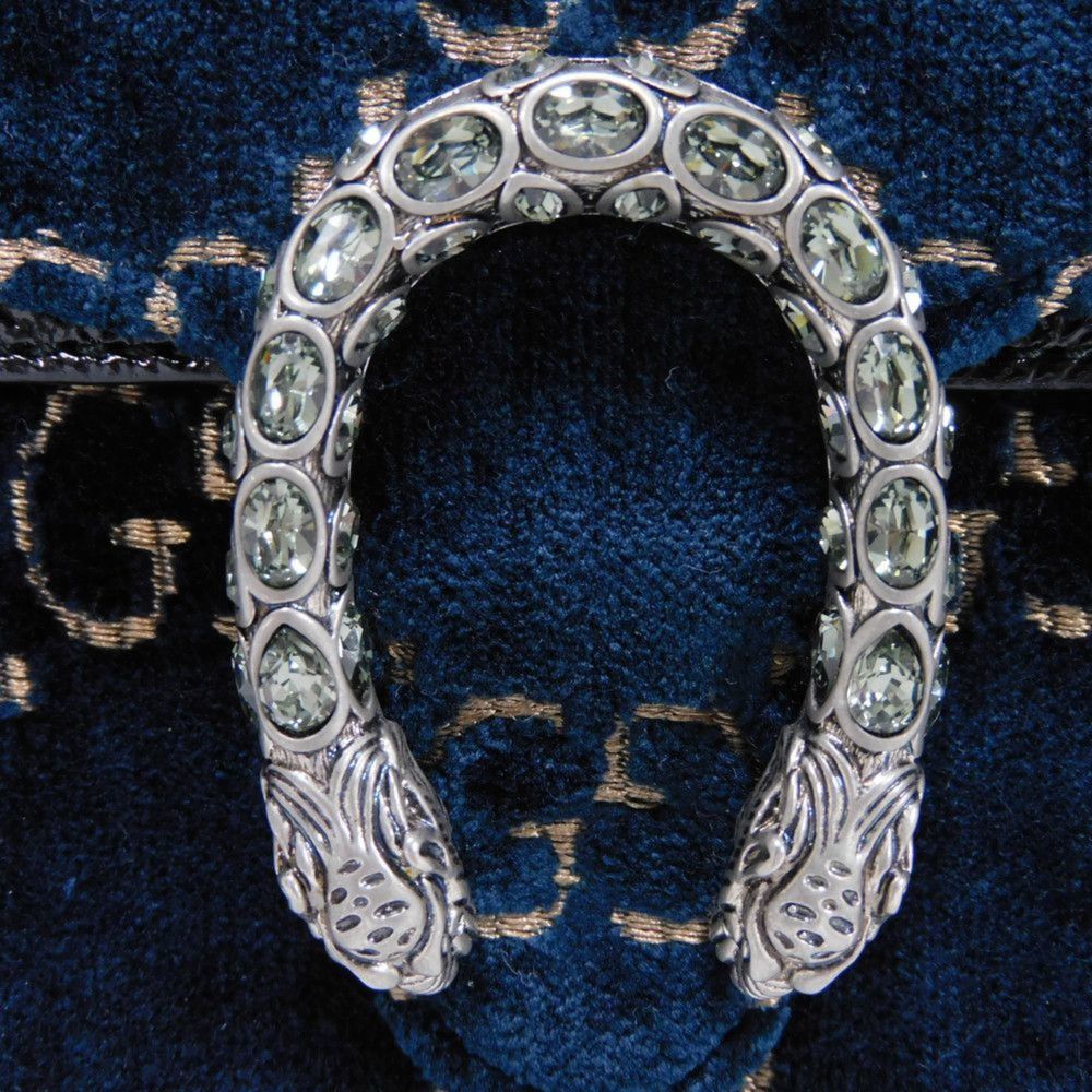 Gucci Dionysus Blue Velvet shoulder - Picture 7 of 10